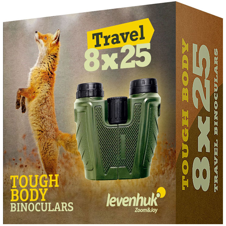 Turistický binokulárny ďalekohľad Levenhuk Travel 8x25 